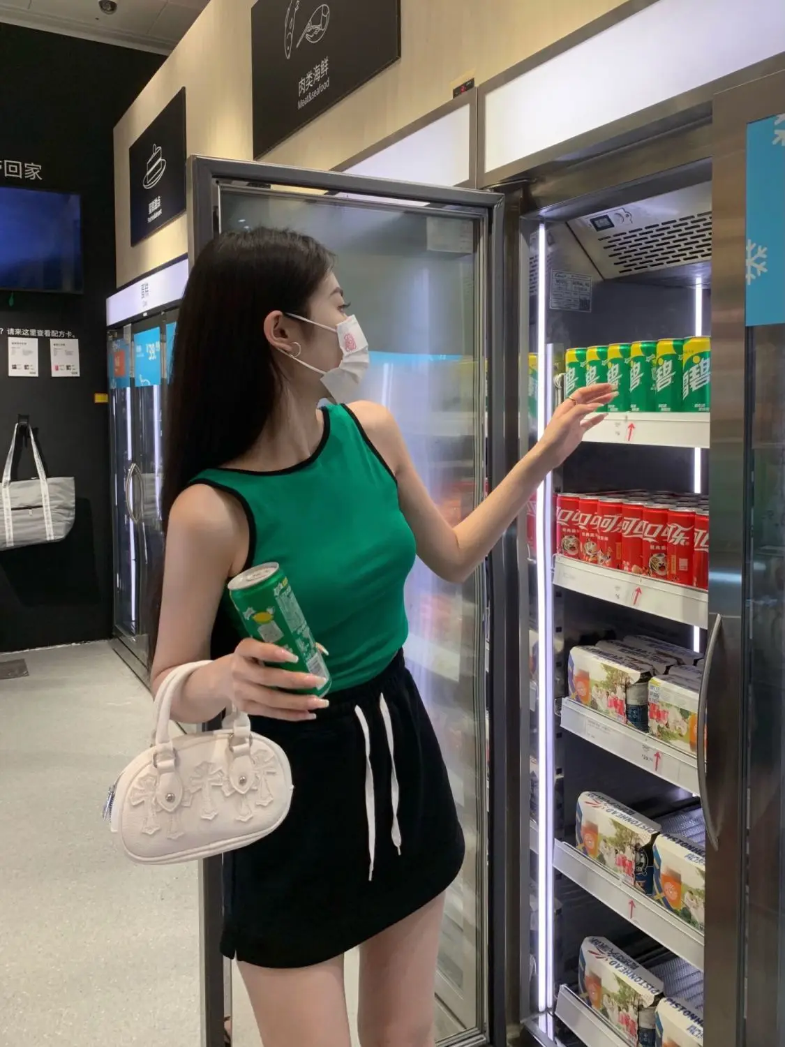 Jupes femmes Rockmore plages paillettes anti-dérapant entraînement sensation fraîche dégradé hanches plafond menthe photo centre-ville brûlant