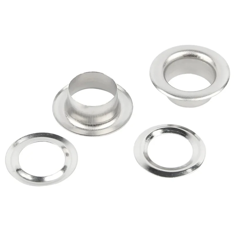 M4.5 M4.8 M6 M7 M8 M9 M10 M12 M14 M17 201 Stainless Steel Eyelets Grommets Hollow Rivets for Leather Craft Repair Shoes