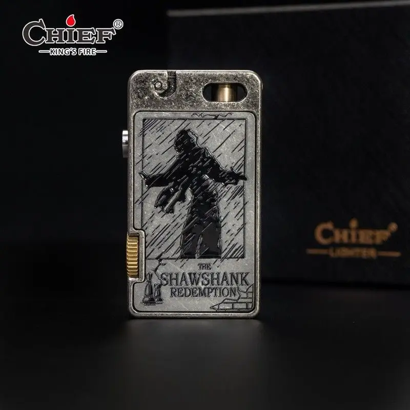 CHIEF Kerosiene Lighter Creative Shawshank Redemption Ejection Ignition Personalized High-end Men's Gift Tide Torch Lighter
