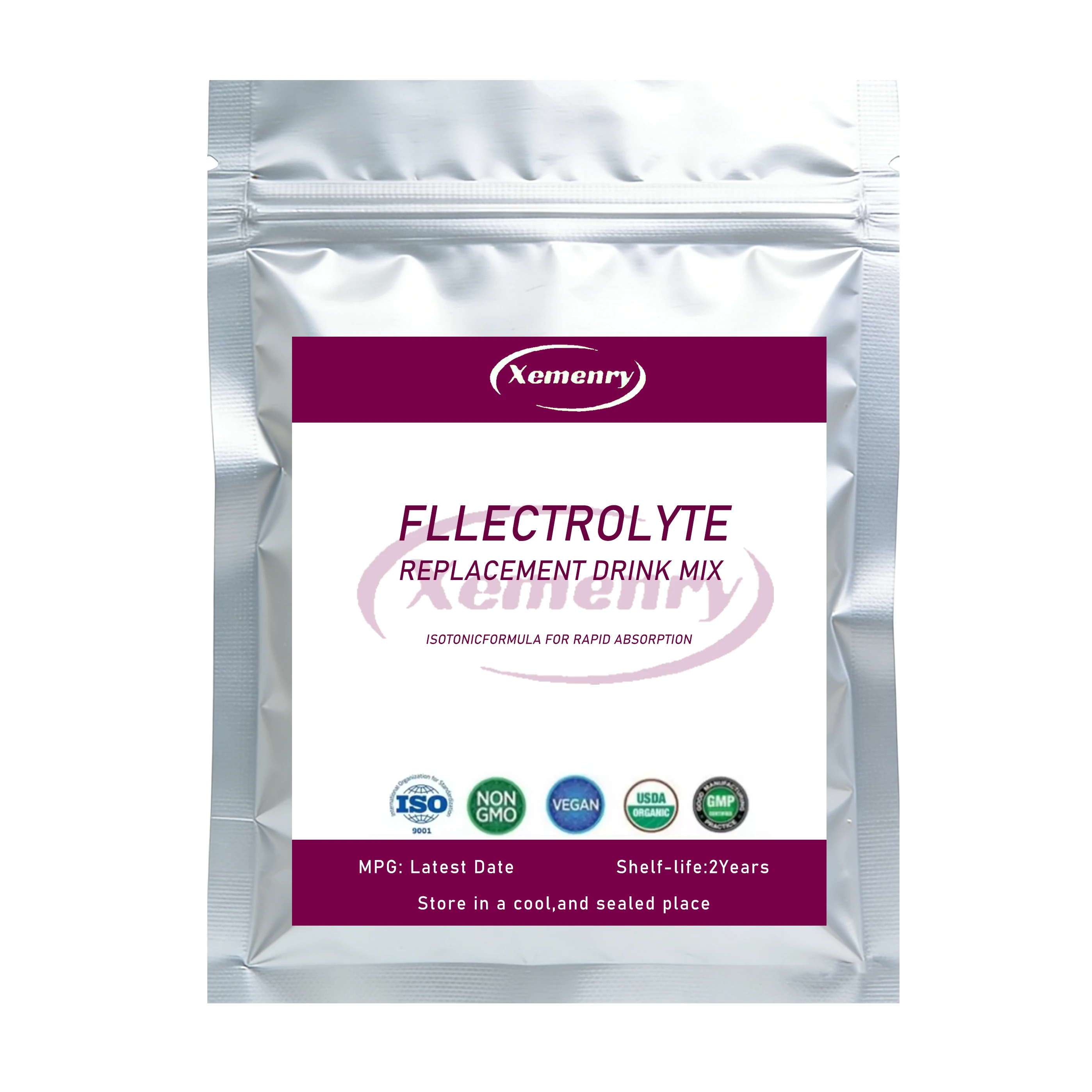 Mezcla de polvo de hidratación de electrolitos: mezcla de bebidas Energy Boost & Recovery para hidratación de viajes deportivos