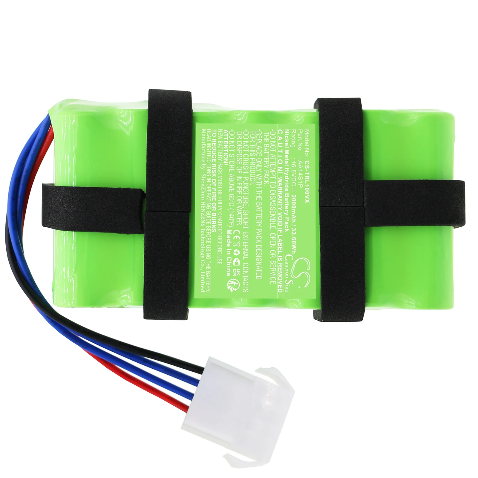 CS Replacement Battery For Toshiba AA14S1PPN: 2000mAh/33.60Wh