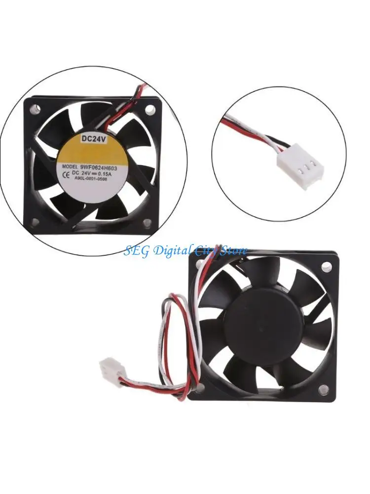 

U75B для 9WF0624H603 A90L-0001-0508 Вентилятор 24 В 0,15 А 6 см Вентилятор охлаждения системы Fanuc