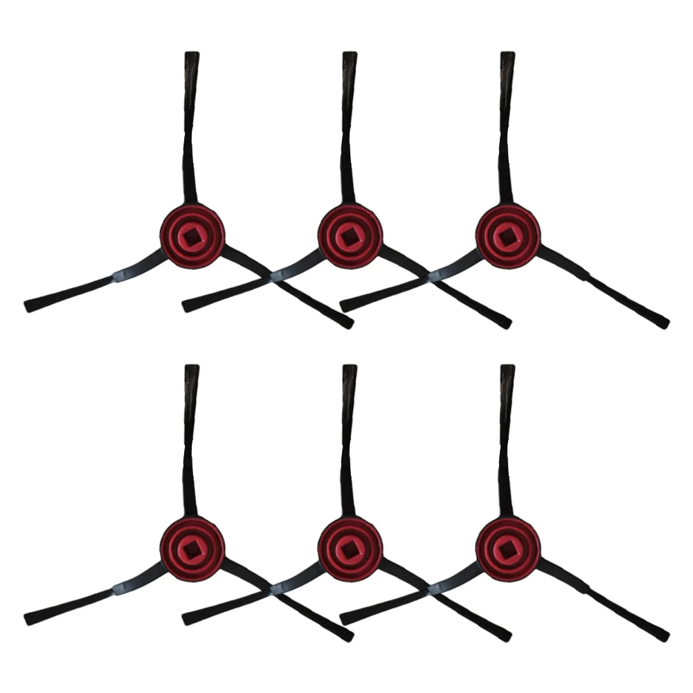 Efficient Replacement Side Brushes for Laresar Mars01 & For Lubluelu SL68 Robots 6 Pieces for Better Floor Hygiene