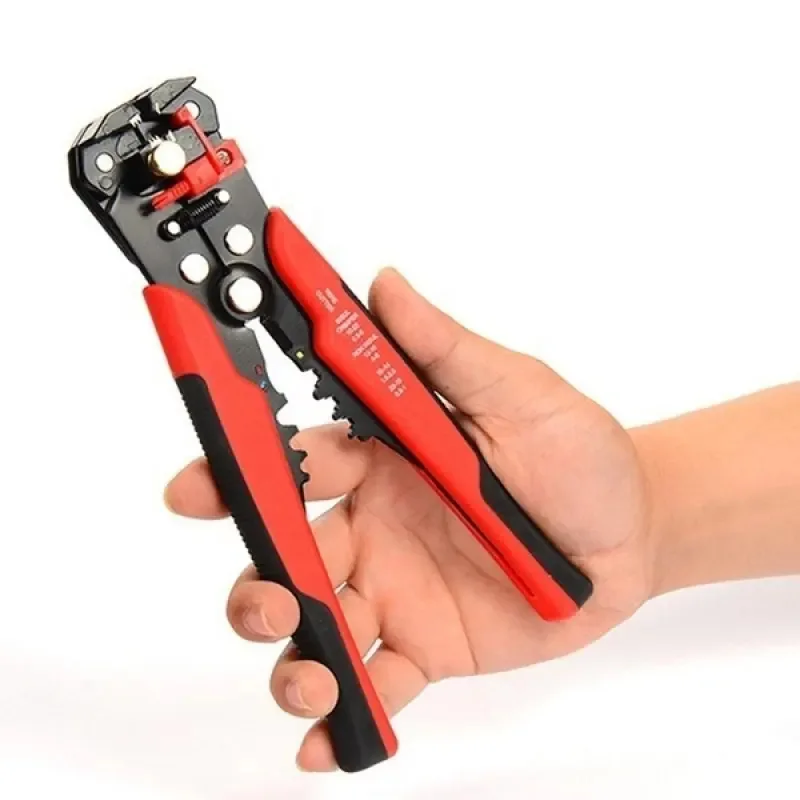 8-inch automatic wire stripper, wire separating & crimping pliers with high hardness