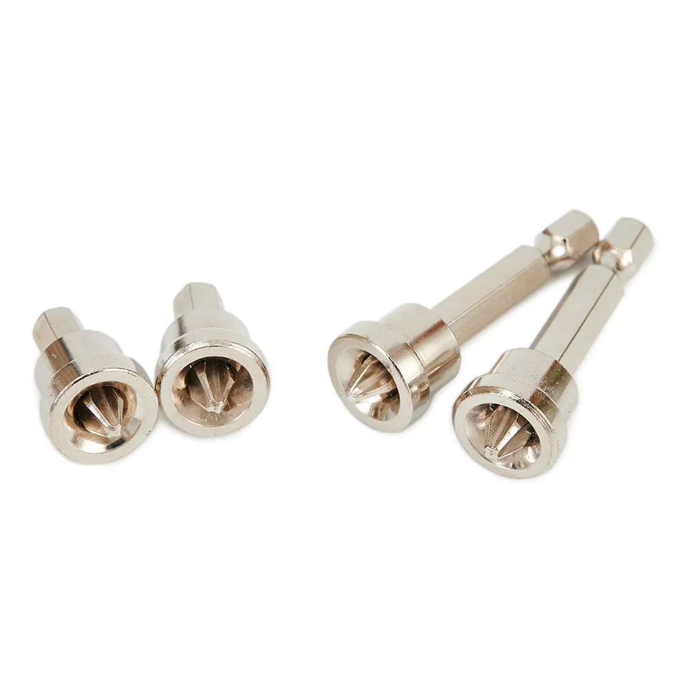 

6pcs/Set Magnetic Positioning Screwdriver Bits Head Woodworking Screw Hex Shank Positioning Bit Drywall Screwdriver Power Tools