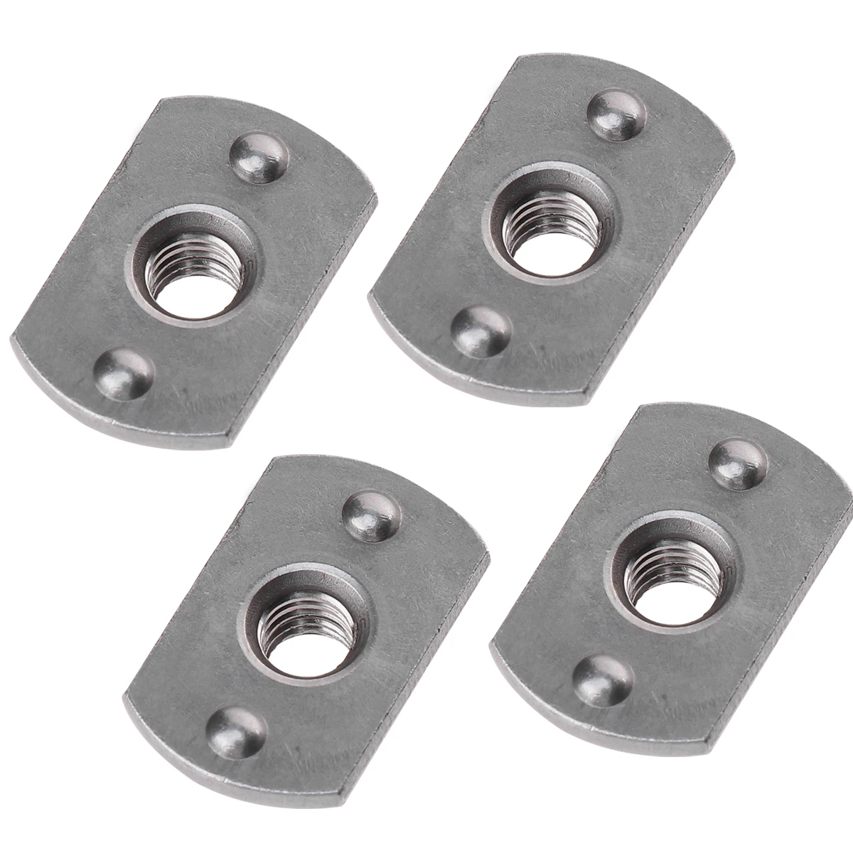 

15pcs T-Shaped Welded Nuts Carbon Steel T-Nuts For Wood Wet Environments Durable Indoor Outdoor Use Two Points Soldering Nuts