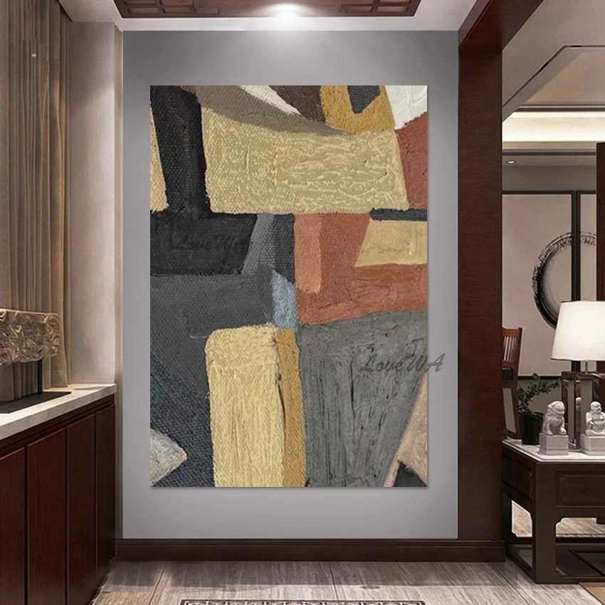 

Textured Oil Painting, Abstract Art, Modern Wall Hanging, Picture For Living Room Acrylic Artwork, Wholesale Home Decor Accents