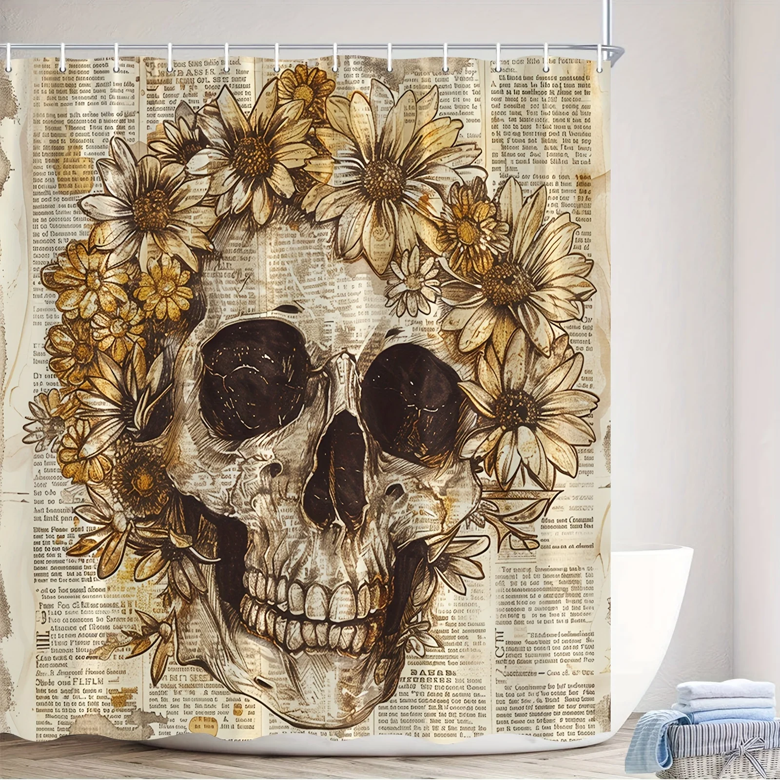 

1шт череп занавеска для душа Хэллоуин