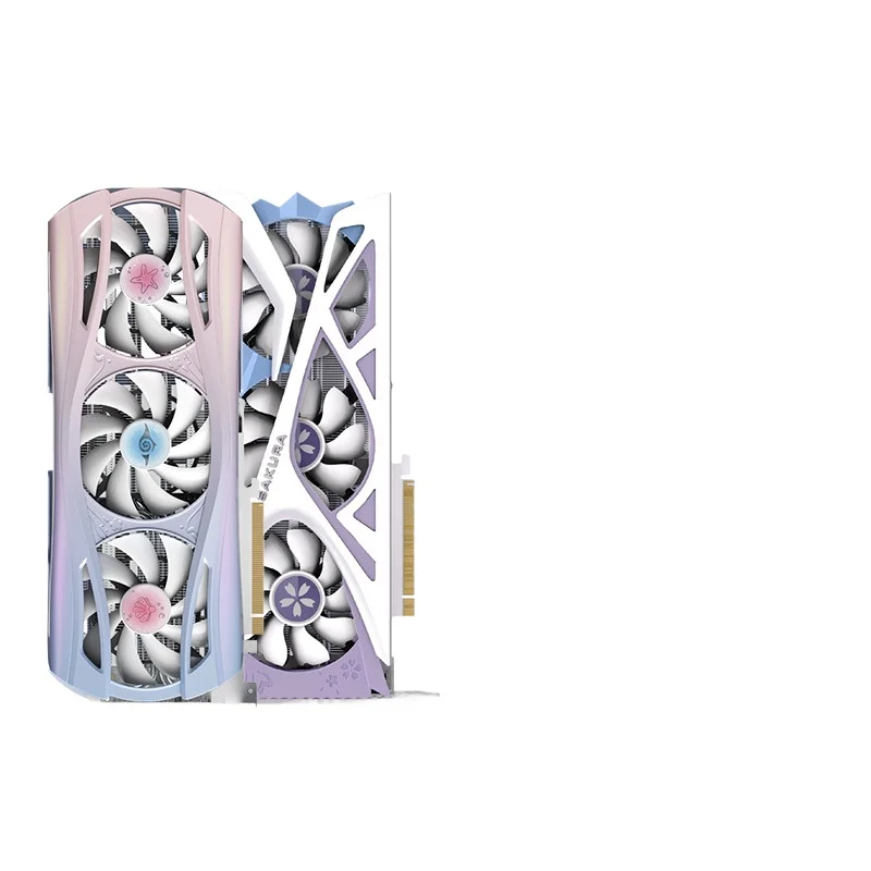 9060XT/9070GRE/9070XT Flower Marriage Desktop Computer Game Independent Graphics Card