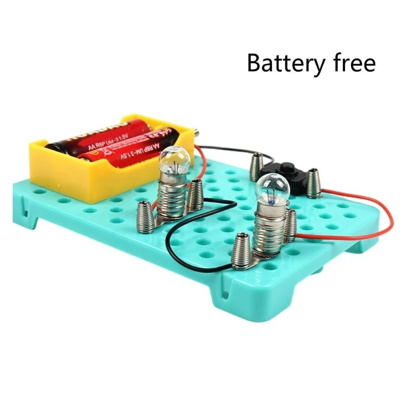 Educational Circuit Experiment Set Hands On Assembly Series and Parallel Circuits Components for Teaching Demonstration K1KF