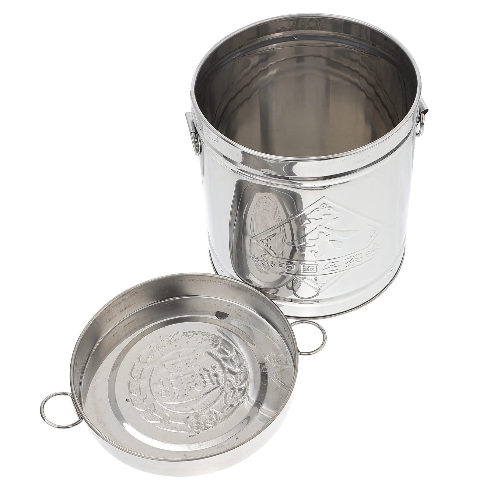 

Stainless Steel Canister Sealed Jar Reusable Storage Container Stainless Steel Canister for Home Kitchen Black Green Tea Leaves