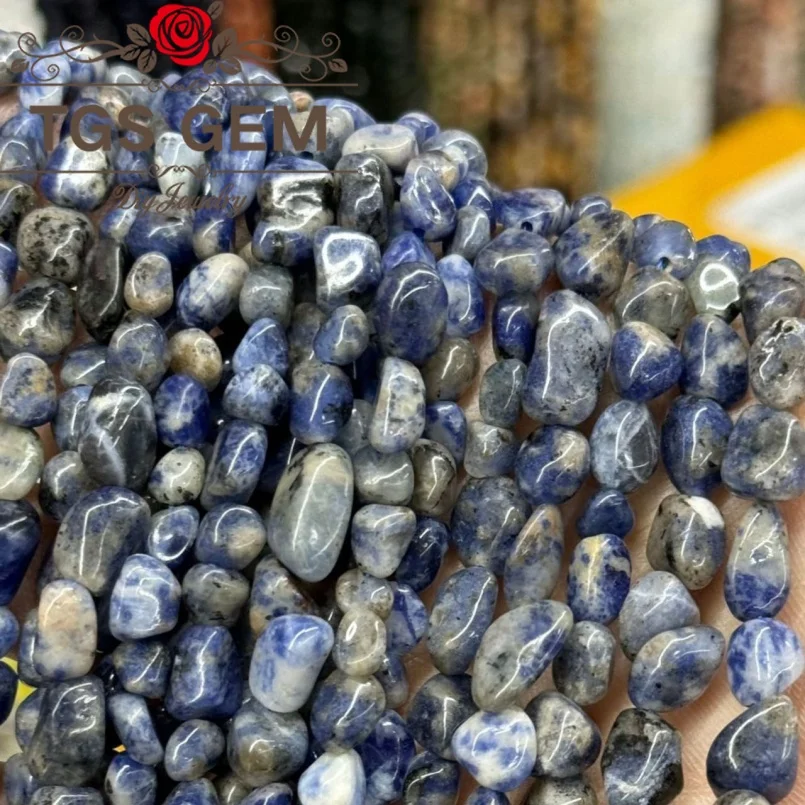 

Прямые продажи с фабрики, 6-8 мм, натуральный белый пятно, синий, маленькие нестандартные фрагменты драгоценных камней, ювелирные изделия, бусины, аксессуары для браслетов «сделай сам»