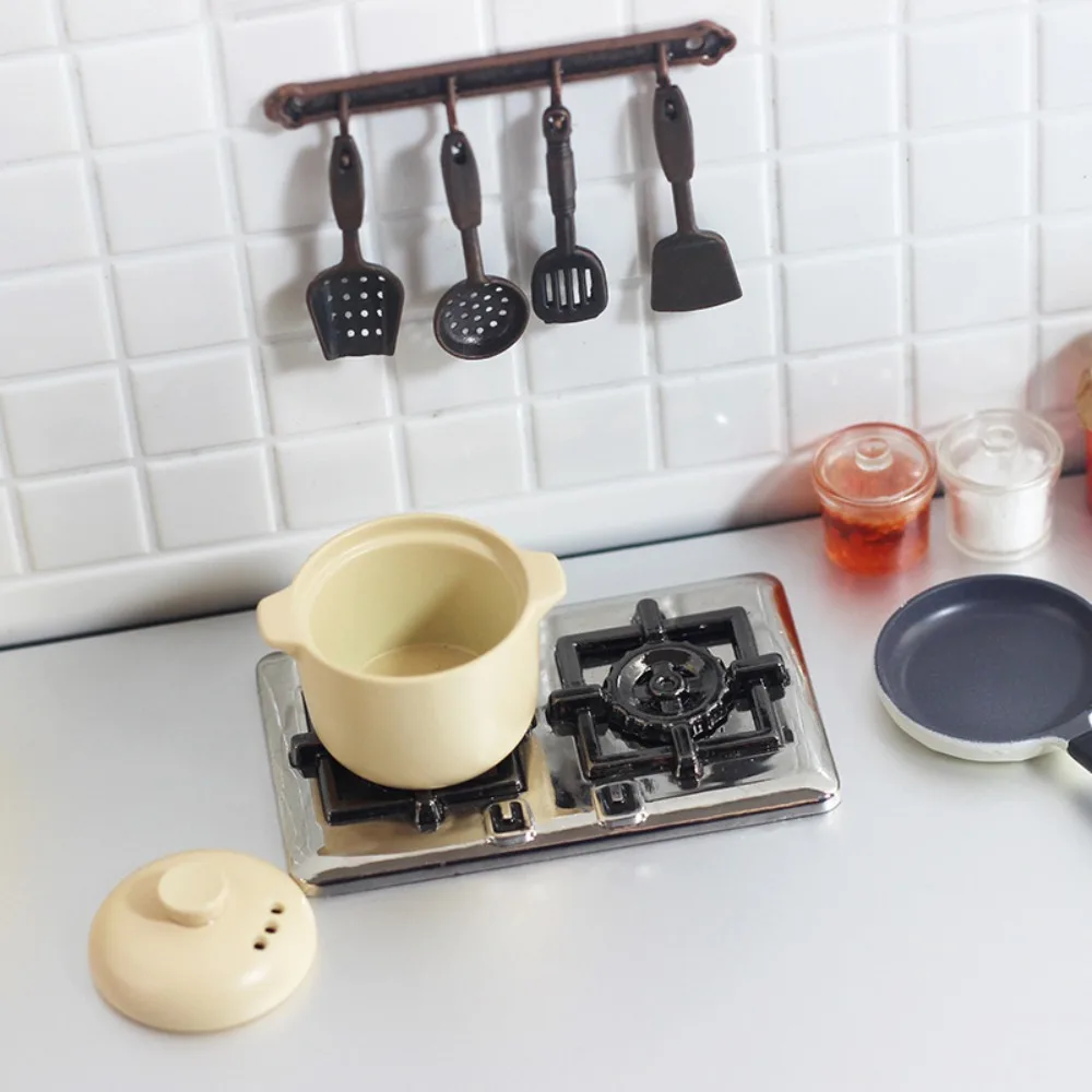 

Dual Stove Miniature Stove for Doll House Attachment 1:12 Doll House Doll House Kitchen Accessories Mini Model Toy