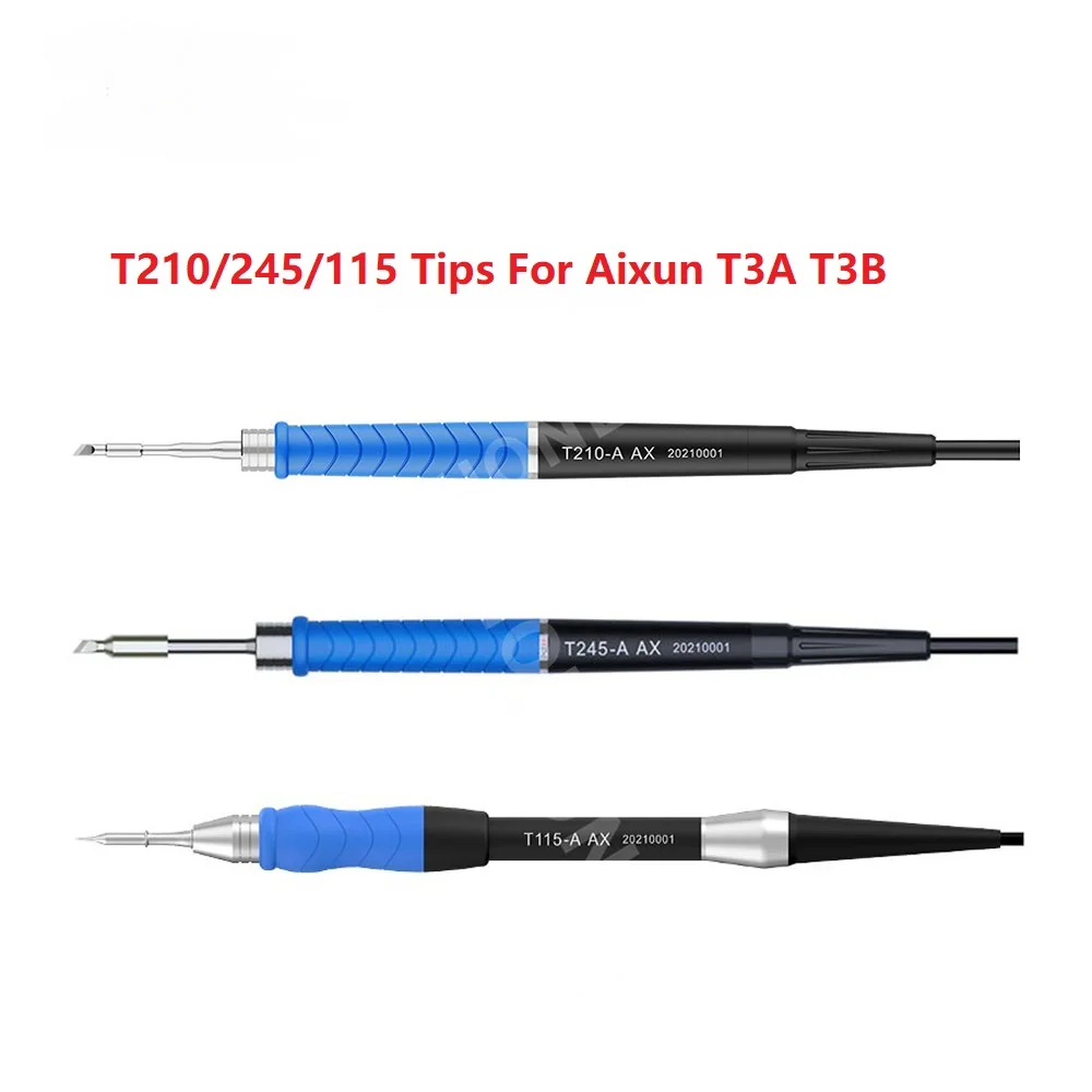 

T12 T245 936 T210 T115 Solder Handle for Aixun Station Handle For T3A T3B T420D Soldering Station Welding Iron Kit