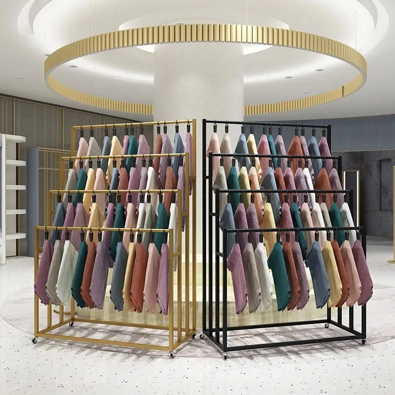 Wrought iron scarf  Clothing store display Floor-to-ceiling hanging silk scarf  Fabric fabric Pants shawl