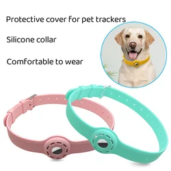 New Silicone Anti-Lost Pet Cat Collar Protective Tracker Anti Lost Positioning Collar Adjustable Pet Collar