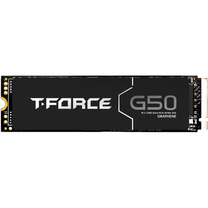 TEAMGROUP T-Force G50 1TB 2TB SLC Caching 3D TLC NAND NVMe InnoGrit PCIe 4.0x4 M.2 2280 Gaming SSD with Ultra-Thin Graphene Heat