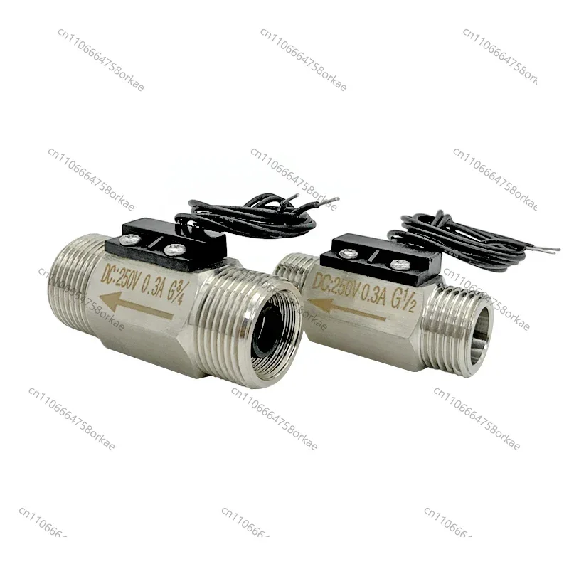 304 Stainless Steel Normally Open Type Switching Signal Water Flow Switch Male Thread 1/2