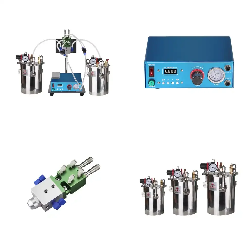 

Stainless Steel Pressure Barrel Small Flow Electric Stirring Double Liquid Filling Machine Full Automatic Dispensing