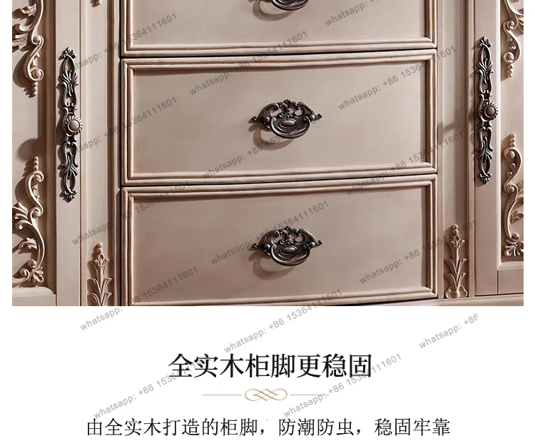 European marble tea cabinet home restaurant antique white do old side cupboard storage