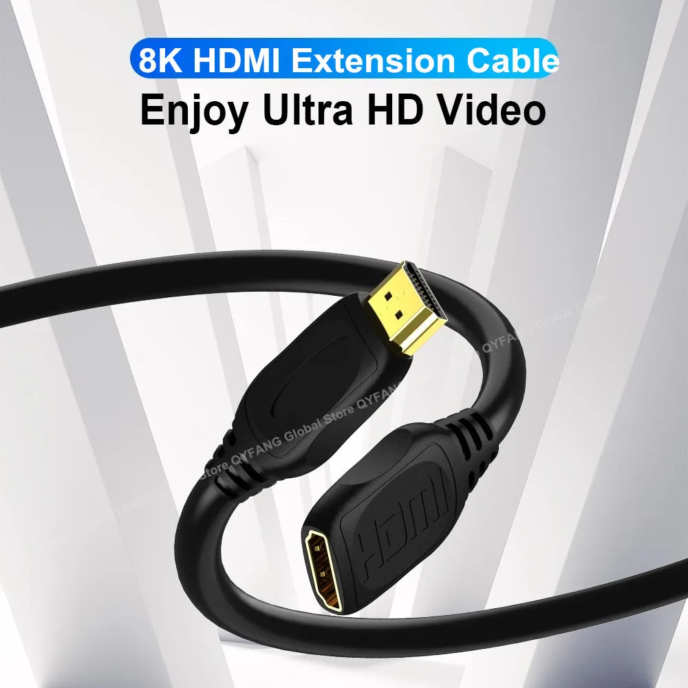 Кабель-удлинитель HDMI 4K/8K, для ноутбука, ПК, Nintendo Switch