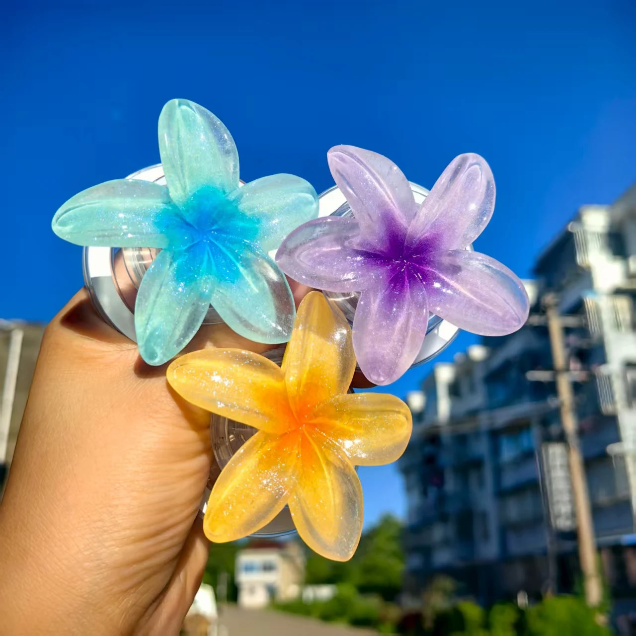 

Большой блестящий цветочный магнитный держатель для телефона Magsafe, универсальный Smart Tok для мобильного телефона, ленивый кронштейн, складная подставка, розетка