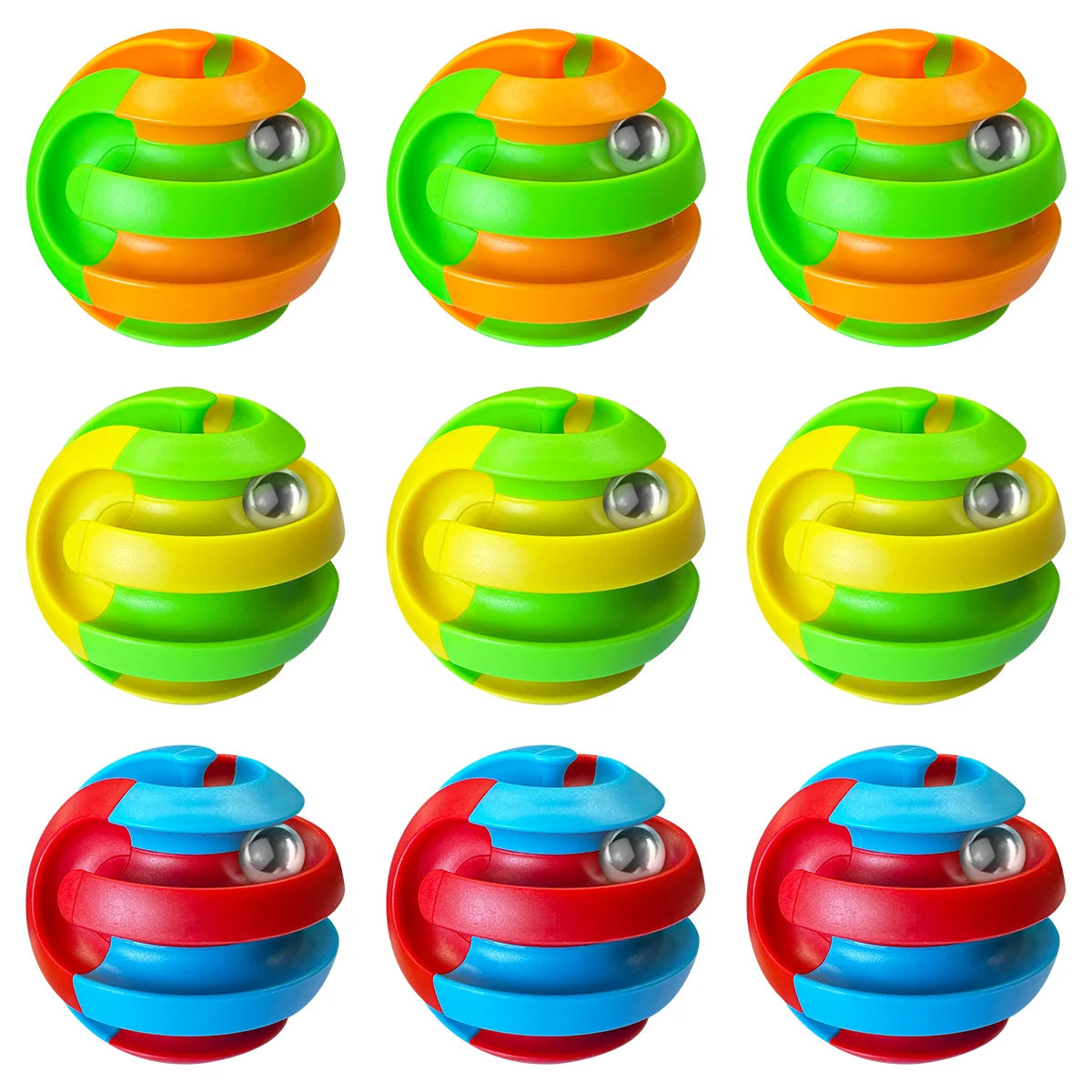 Giocattolo con palla orbitale, giocattolo rotante con cubetti Fidget, come regali antistress e giocattoli creativi di decompressione, giochi puzzle per bambini