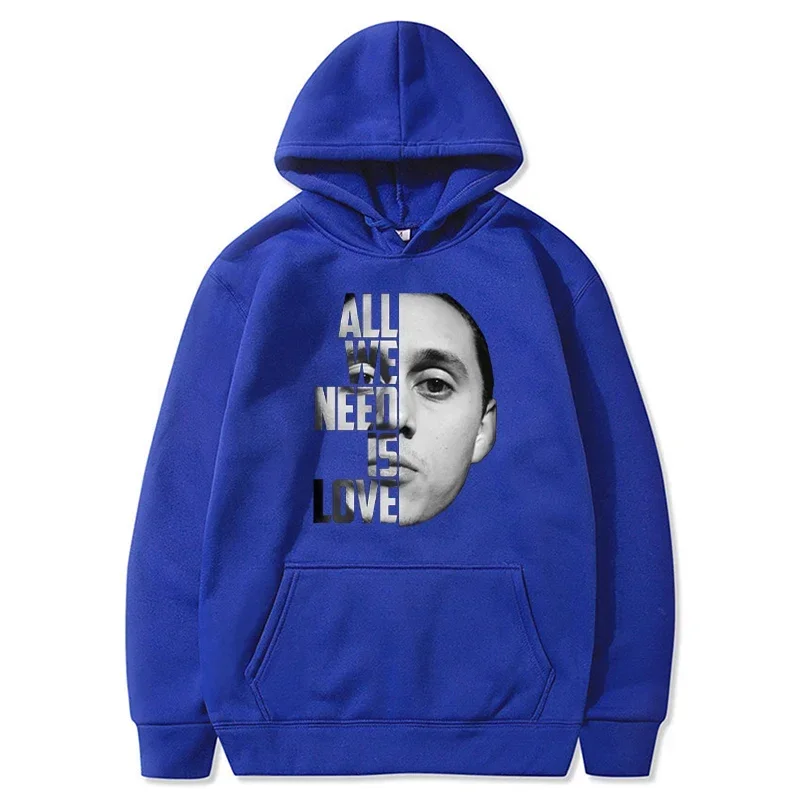 Canserbero Felpe con cappuccio da uomo Moda Rapper Felpe con stampa grafica Donna Casual Harajuku Streetwear Tuta Pullover con cappuccio