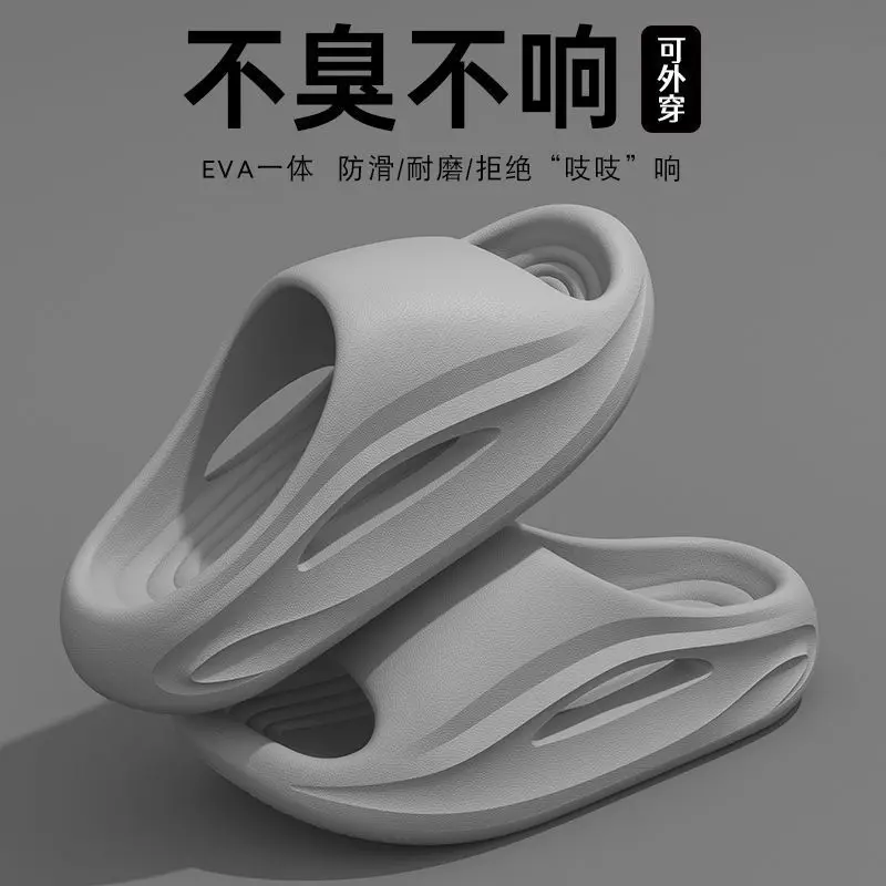 2026 NEW Fashion Men Sandals Slip Resistant Durable EVA Thick Sole Comfortable House Slippers Bathroom Beach Slides