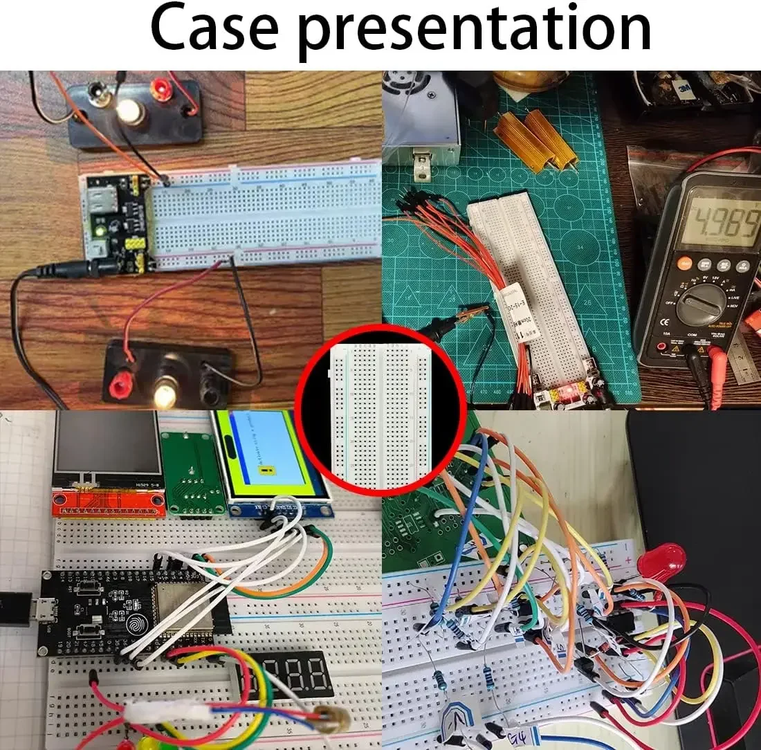 1 sztuk MB102 830 płytka prototypowa bez lutowania PCB płytka prototypowa MB102 Test rozwijaj płytki eksperymentalne DIY elektroniczne, dla Arduino