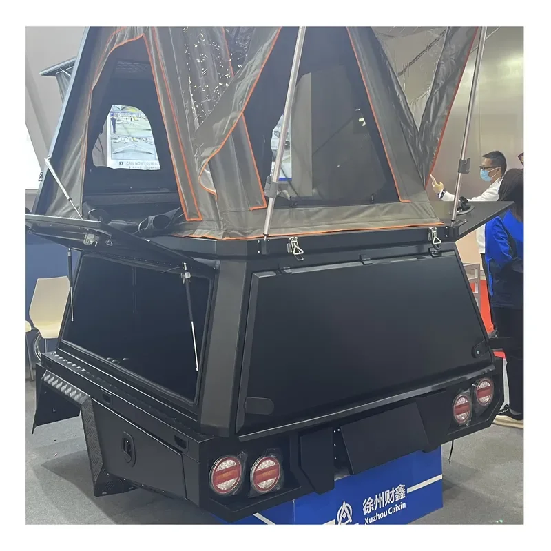2024 Customized Pickup Truck Cover Truck Canopy 4x4 Slide on Topper Camper Hardtop Aluminum Ute Canopy for Sale