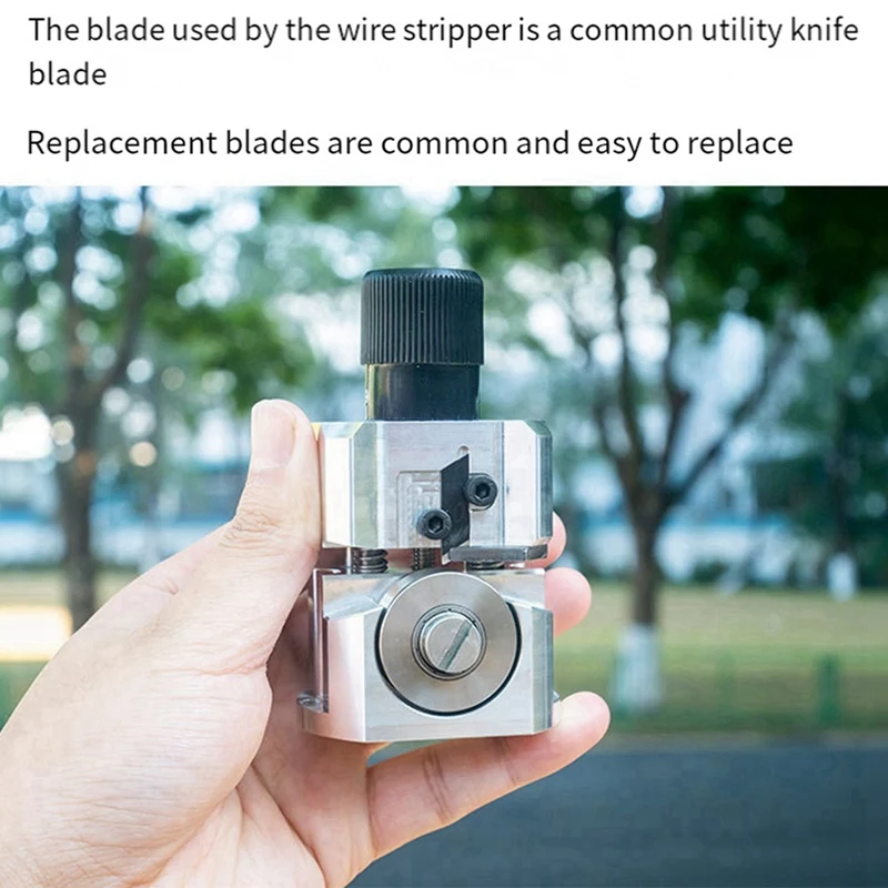 Machine à Dénuder Manuelle Portable, Appareil à Éplucher les Déchets de Fil de Cuivre, Câble, Facile à Utiliser, 5 Sphpopularité