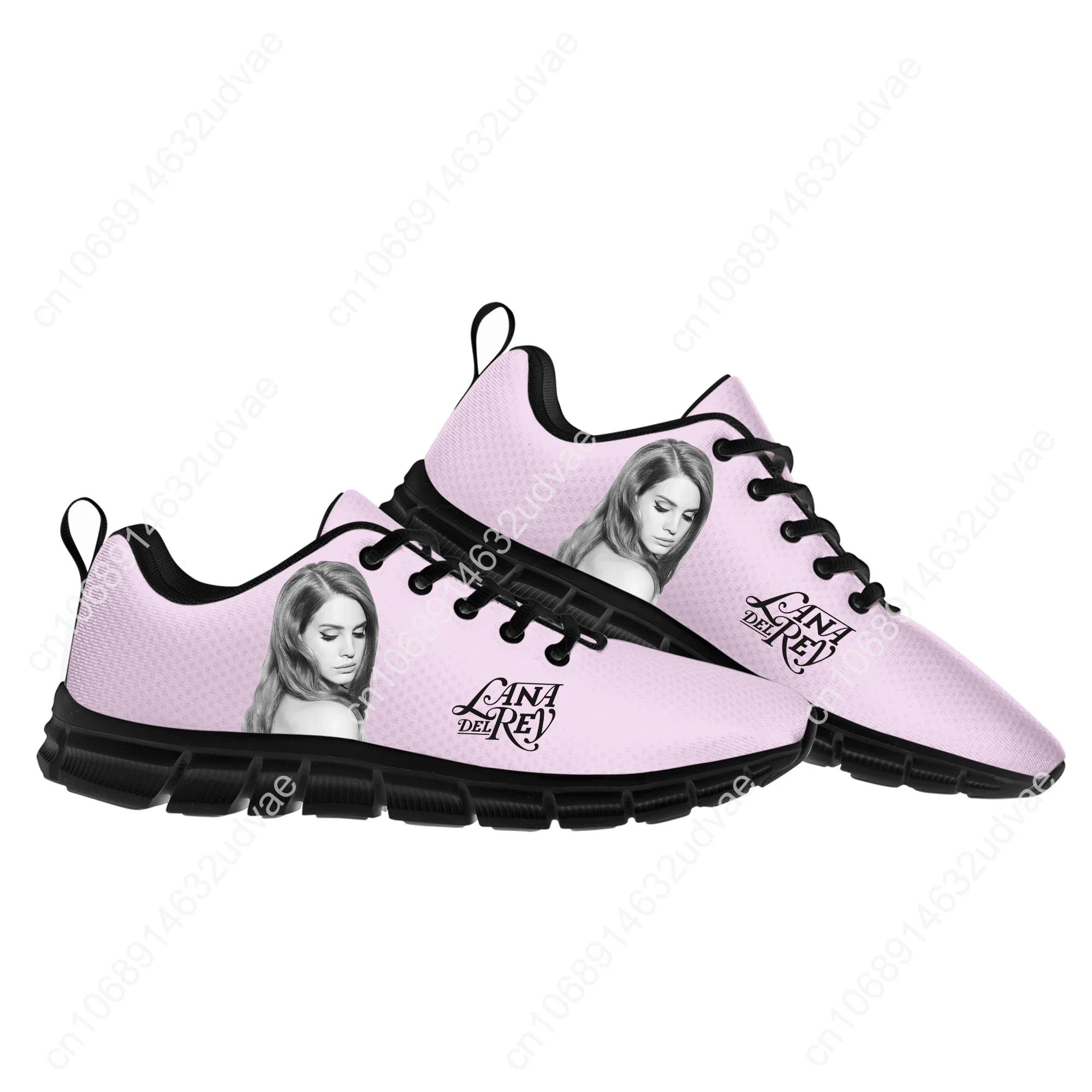 Lana Del Rey Singer Sports Shoes Mens Womens Teenager Sneakers Durable Elastic Footwear Casual Custom Made Couple Shoes Black