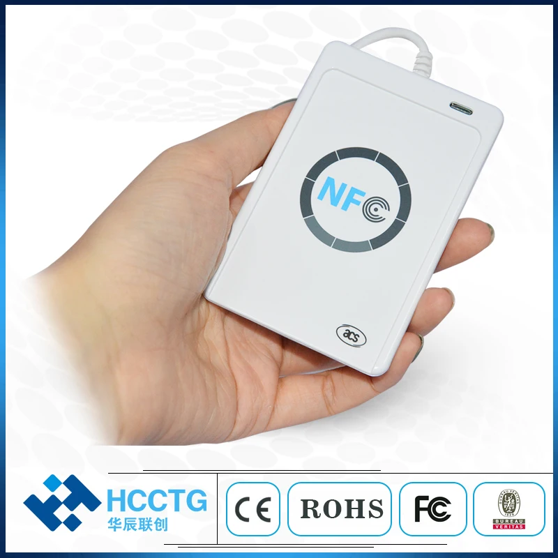 

ACS Оригинальный ACR122U-A9 USB ISO14443 Тип A и B 13,56 МГц Устройство чтения смарт-карт NFC