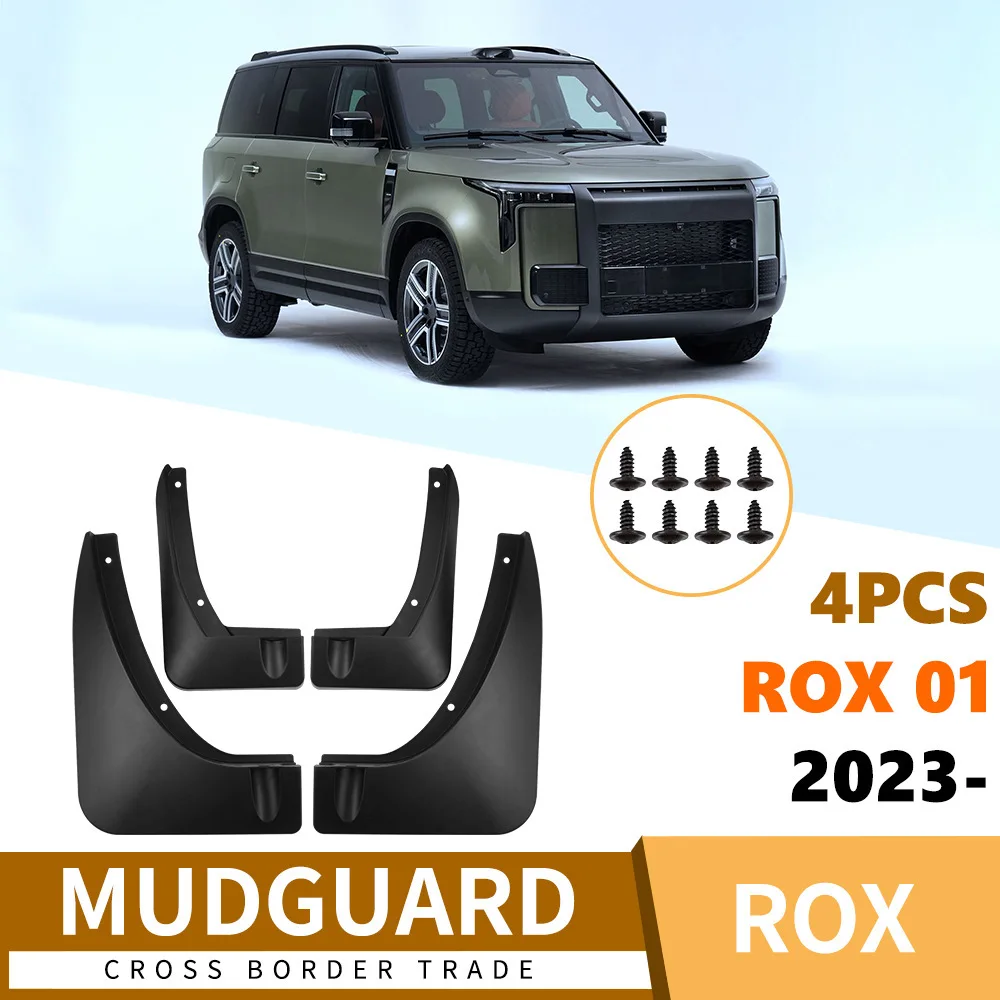 For Rox 01 2023-2025 car fender soft rubber tile 4runner accessories car accessories fender flares mud flaps