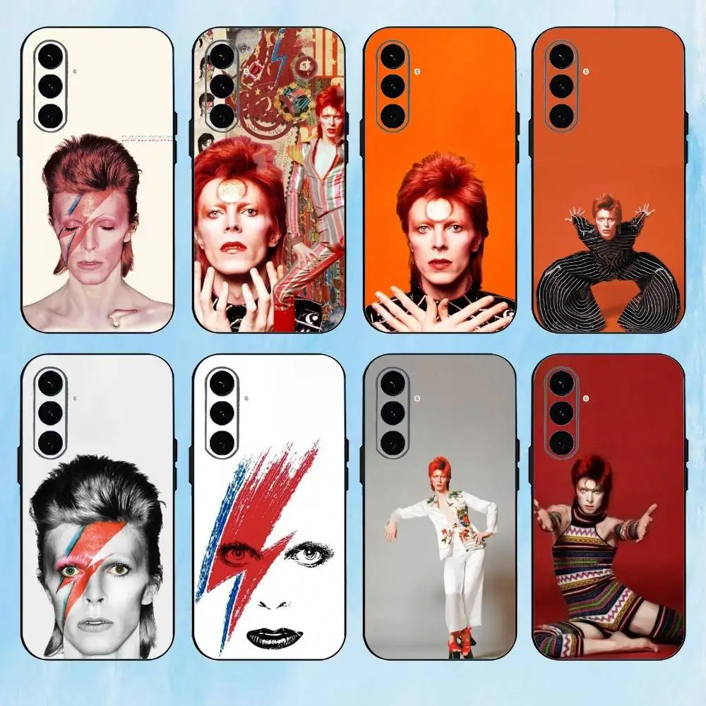 

D-David-S-Singer B-Bowies Phone Case For Samsung Galaxy A73,A72,A71,A70,A53,A52,A51,Others Soft Black Cover