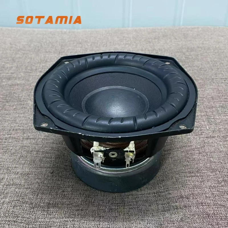 SOTAMIA 1 個 5.25 インチ低音スピーカー 4 オーム 50 ワット大型レザーエッジ超ロングストロークサブウーファースマート Bluetooth スピーカーソニー用