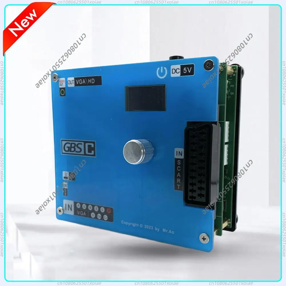 GBS Control Video Converter HD Video Converter Adapter Arcade Game RGBS RCA/VGA To VGA/RCA Converter for PlayStation2 Console