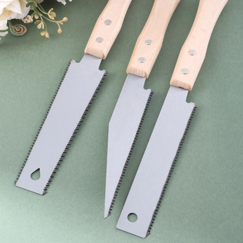 Y1UD Ergonomics Handle SK5 Double/Single Edges Saw for Woodworking Comfortable Grip,Perfect Cut Comfortable Grip Handle