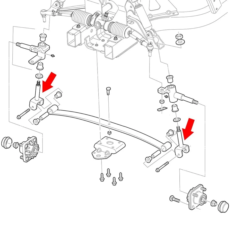 Upgrade Golf Cart Front End King Pin Repair Kit For Club Car Precedent G&E 2004-Up 103638601 102287201 102288201