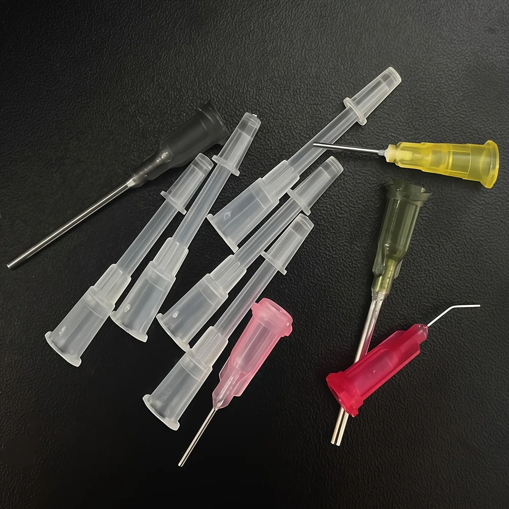 A Set of Precision Laboratory Syringes with Various Accessories, Suitable for Scientific Laboratories, Measuring Liquids, Feeding Pets, Epoxy Resin, Watering, or Applying Oil or Glue view 4