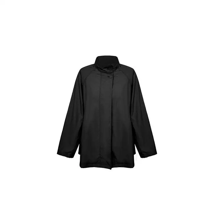 

Новая женская весенняя ветровка из чистого хлопка с воротником-стойкой, свободного кроя, повседневная, стильная, с высоким уровнем комфорта