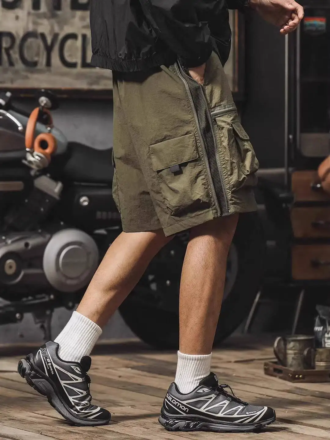 2026 New Outdoor Quick Dry Cargo Shorts For Men Summer Loose Functional Multi Pocket Casual Commute Five Points Pants For Women