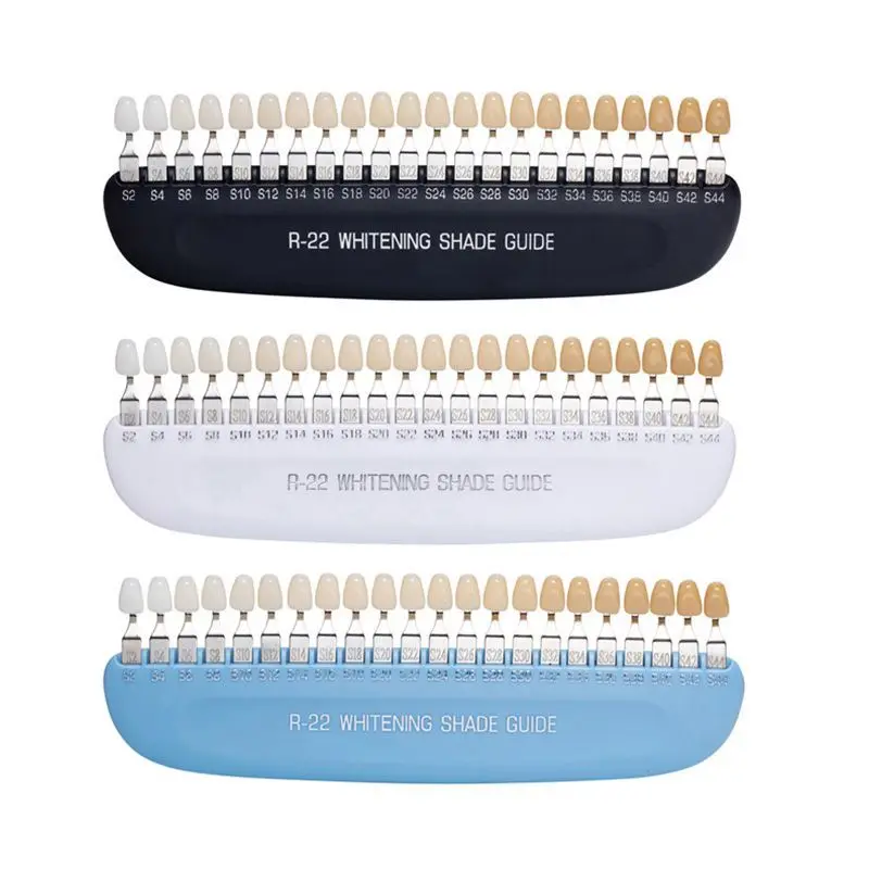 1Pcs Lab Swatch 20/22 Colors, Cold Light 3D Contrast Color Card, Veneer Beauty Tool s