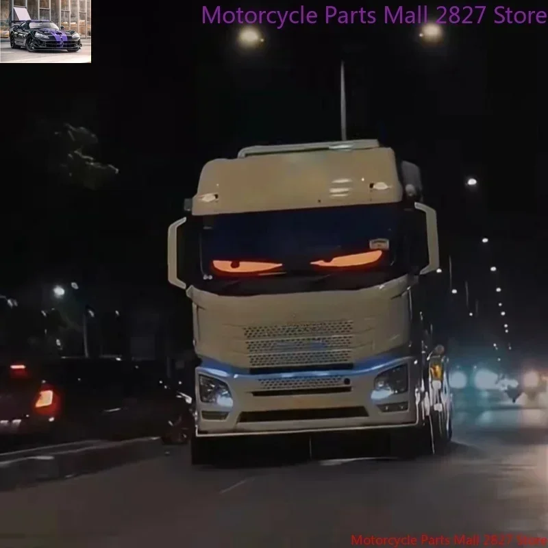 Truck Eye LED Matrix Pixel Panel Lighting Graffiti Scrolling Text Board Windshield Advertising Screen remote Control for Truck