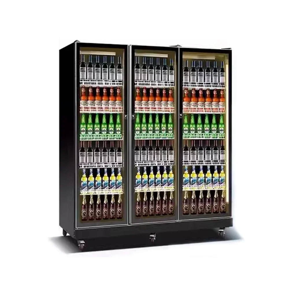 

Rebirth Vertical Vertical Freeze Cooler Refrigeration Equipment Double Door Commercial Refrigerator