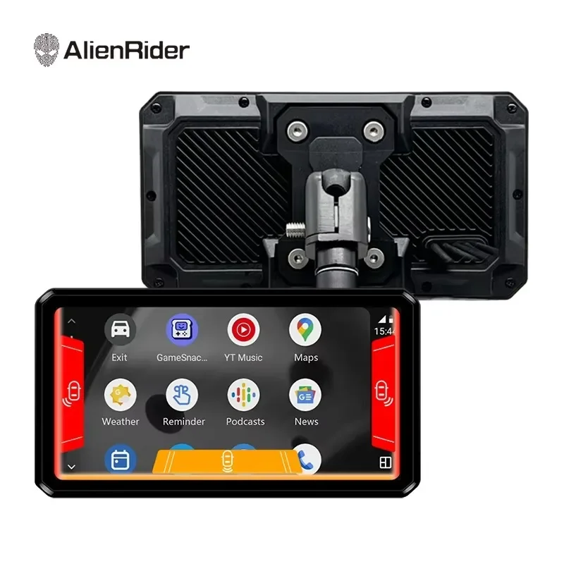 

AlienRider M12 Pro/M2 PRO Android 12 Motorcycle Auto Navigation 6.1 Inch Waterproof Touch Screen ABS Material Motorcycle Carplay