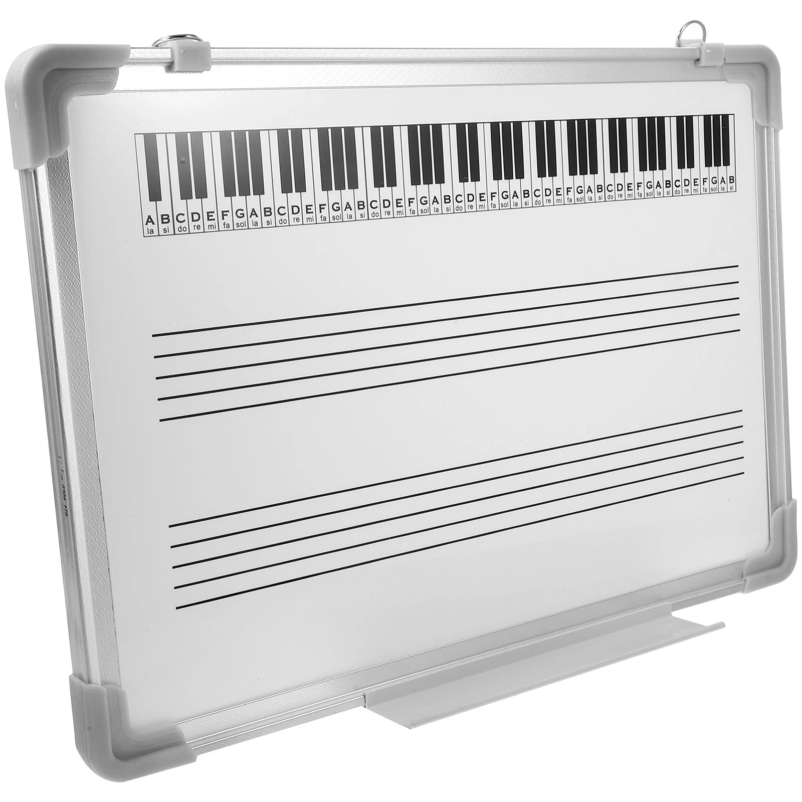 1pc Music Staff Whiteboard Reusable Dry Erase Board For Classroom Teaching Notation Writing Pad Educational Learning Tool Staff