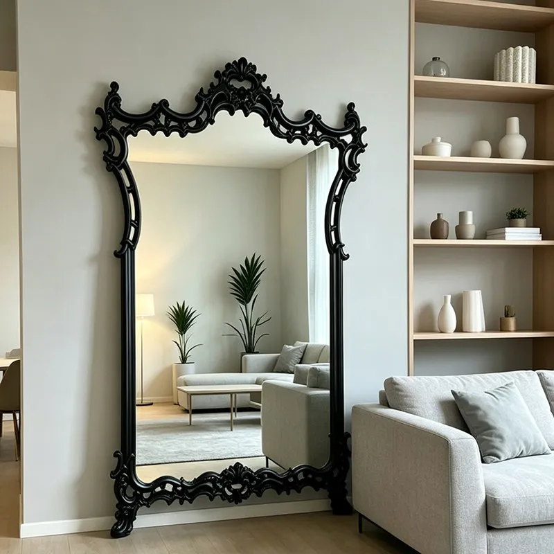 Long Luxury Decorative Mirrors Living Room Art Makeup Funky Aesthetic Nordic Mirror Full Body Standing Espelhos Home Products