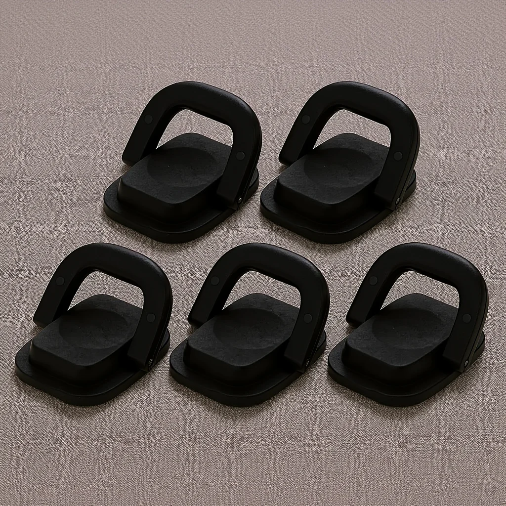 

5Pcs Universal Plastic Pot Lid Handle Replacement Foldable Heat Resistant Knob Compact Sturdy Cover Handle for Household